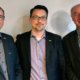 Der neue Vorstand der BAND. Dr. Peter Gretenkort (links), Dr. Florian Reifferscheid (Mitte) und Prof. Jörg Beneker (rechts).